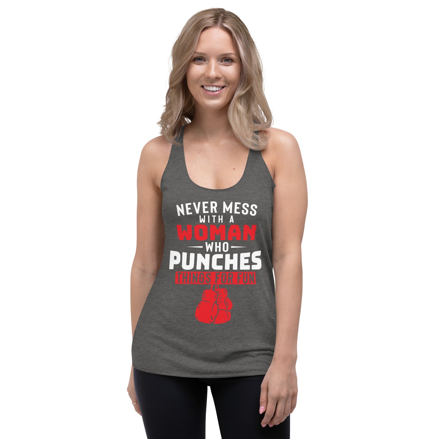 Never Mess Women's Racerback Tank