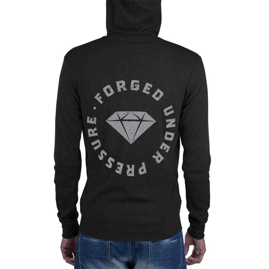 Forged Brand Logo Zip hoodie