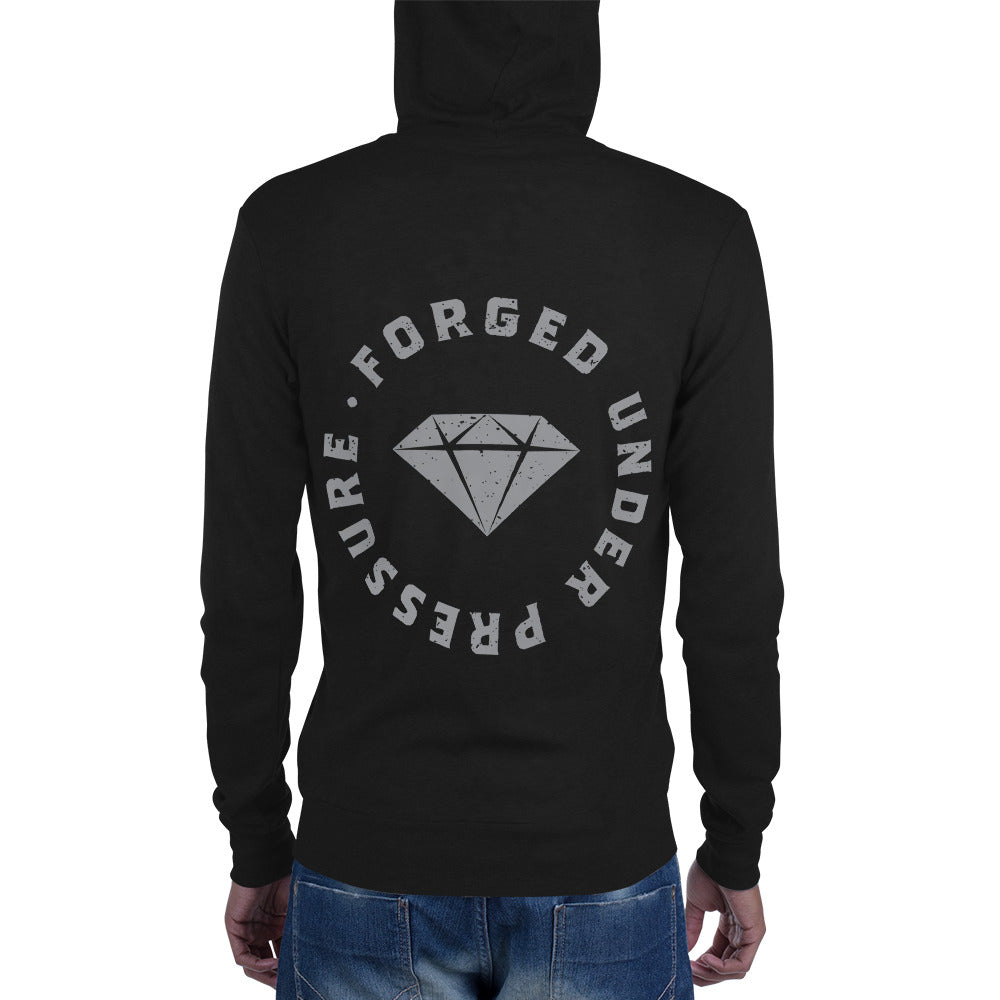 Forged Brand Logo Zip hoodie