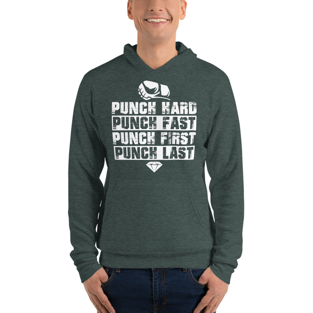 Punch Hard Unisex hoodie