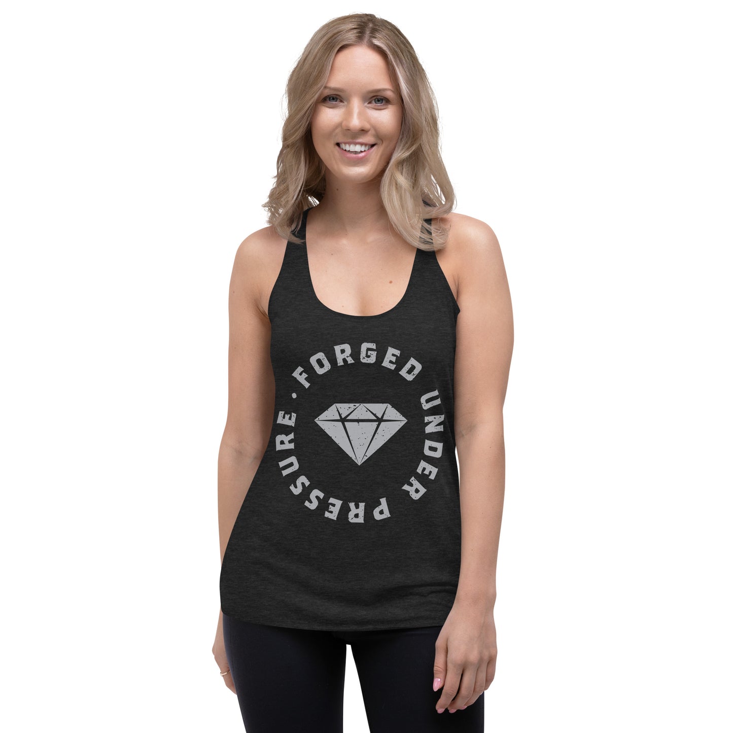 Forged Brand Logo Women's Racerback Tank