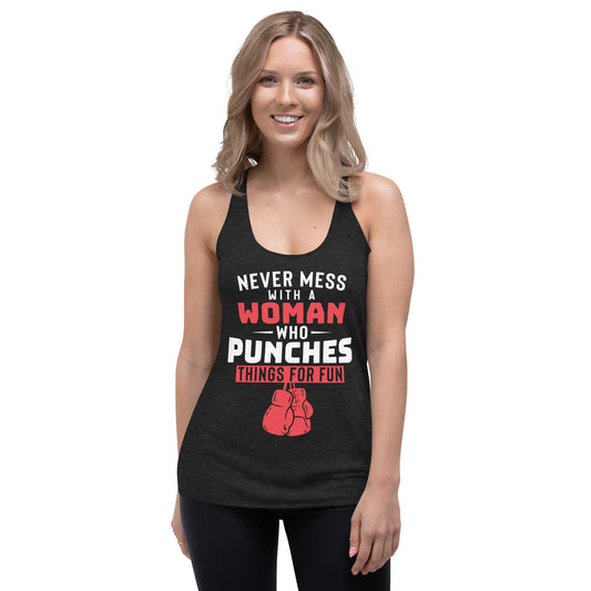 Never Mess Women's Racerback Tank